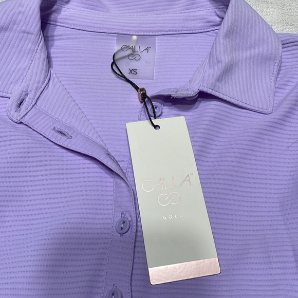 NWT Calia Lavender Golf Shirt XS - Picture 2 of 8
